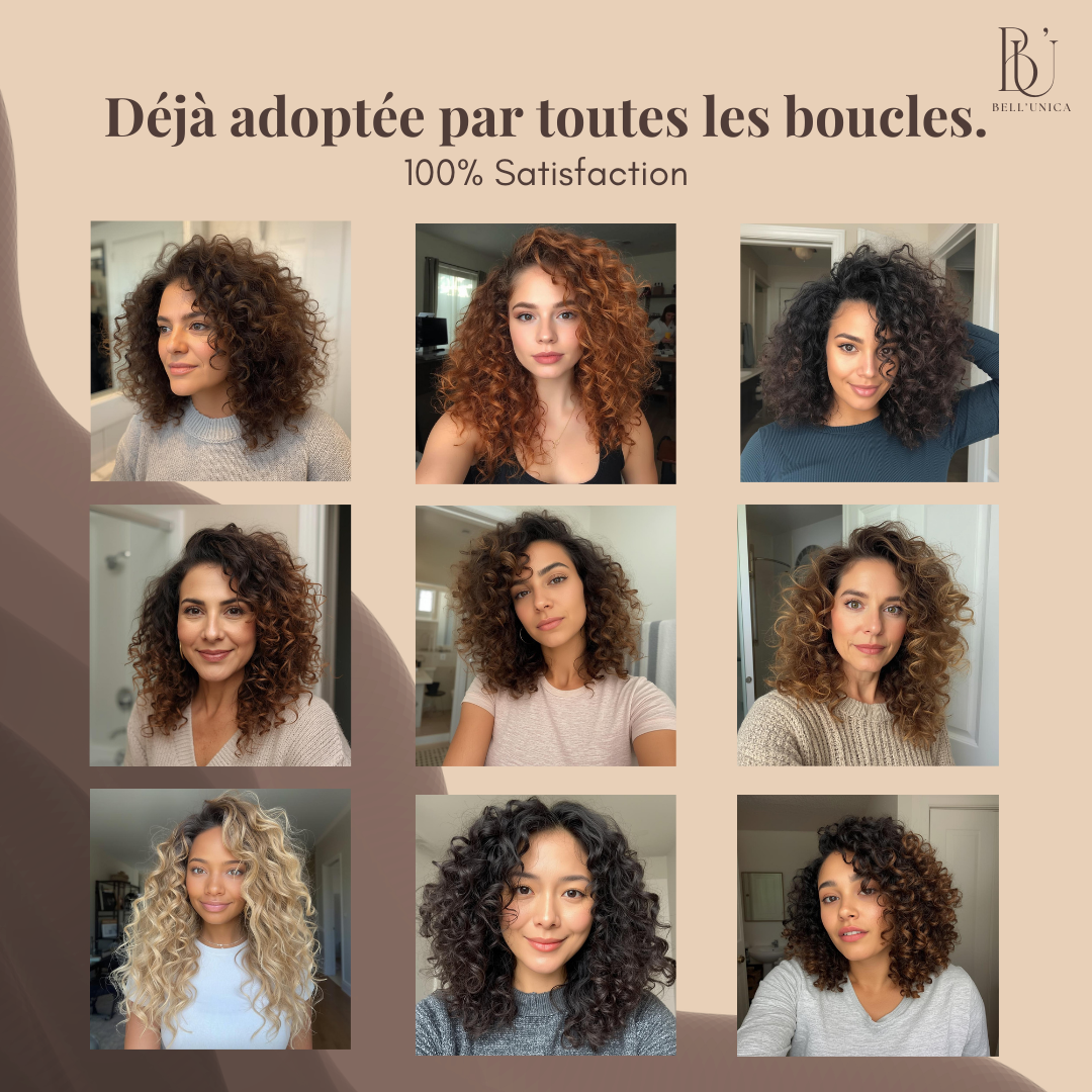 Brosse cheveux bouclés