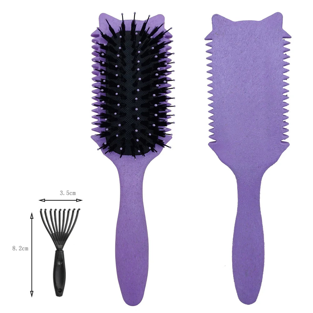 Brosse cheveux bouclés